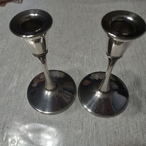 Pair of Valero Goblet Styled Candle Holders